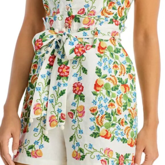Farm Rio Tropical Romance Romper - Picture 3 of 7